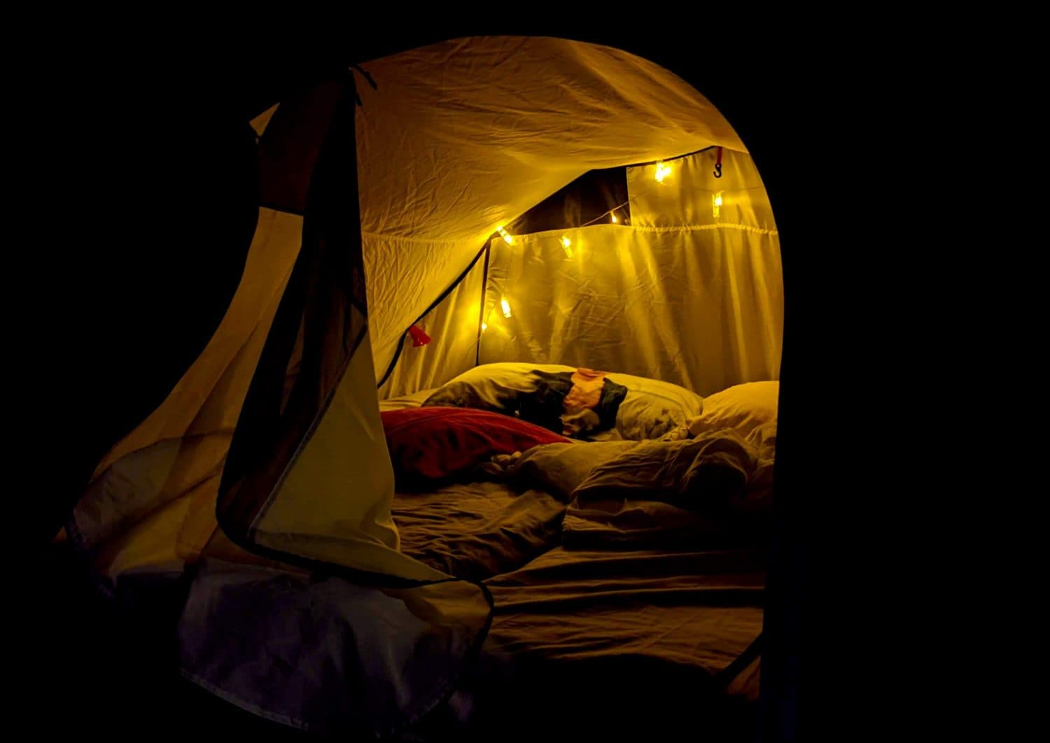 Acampada con niños