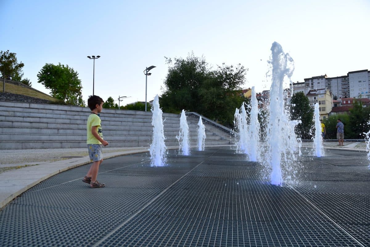 Parques con chorros de agua en Madrid